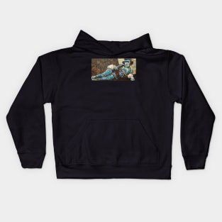 Mahitable, the tattoo'd lady Kids Hoodie